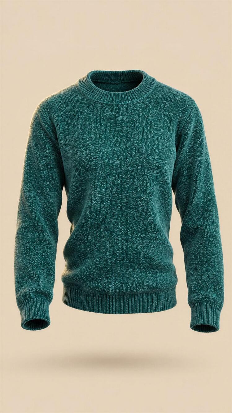 Rare Rabbit Sweater Mens Small Dark Green Crew Neck Pullover Knit Size Small